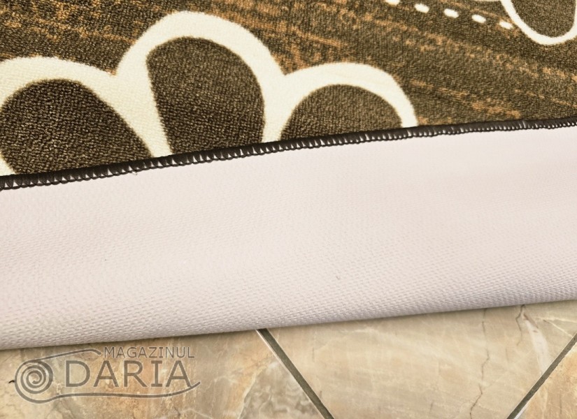 Covor tip mochetă ERIKA 8042 brown