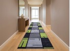 Traverse mocheta ERIKA 8010 grey/green