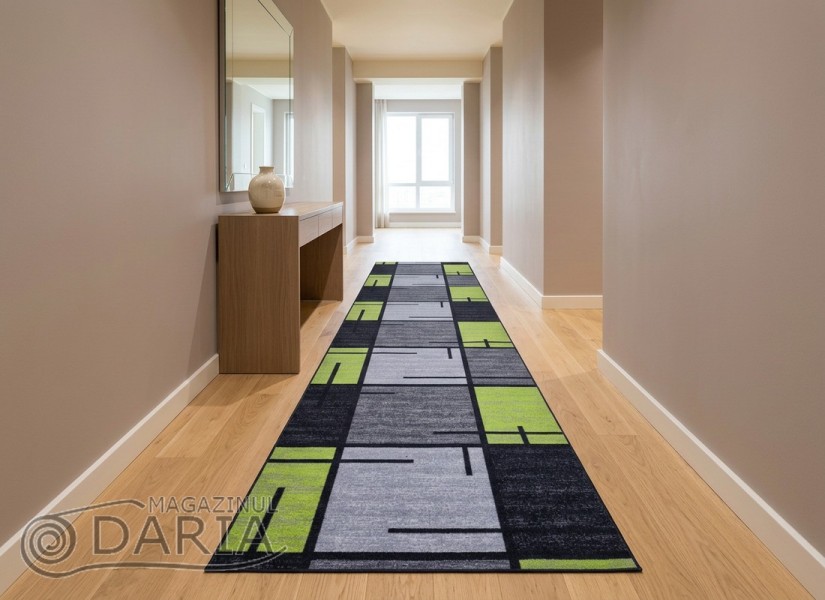 Traverse mocheta ERIKA 8010 grey/green