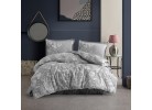 Lenjerie de pat ranforce Destin grey