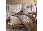 Lenjerie de pat ranforce Ravel beige