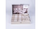 Lenjerie de pat ranforce Ravel beige