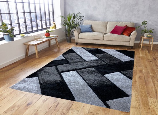 Covor 3D SHAGGY GRANDE 720 black