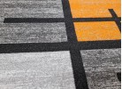 Covor tip mochetă ERIKA 8010 grey/orange