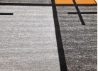 Covor tip mochetă ERIKA 8010 grey/orange