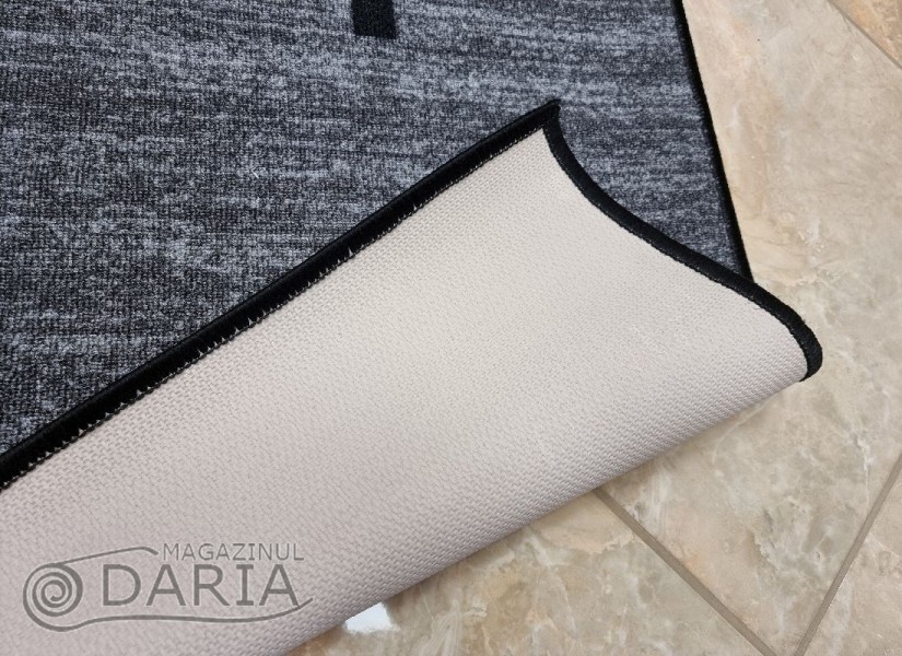Covor tip mochetă ERIKA 8010 grey/orange