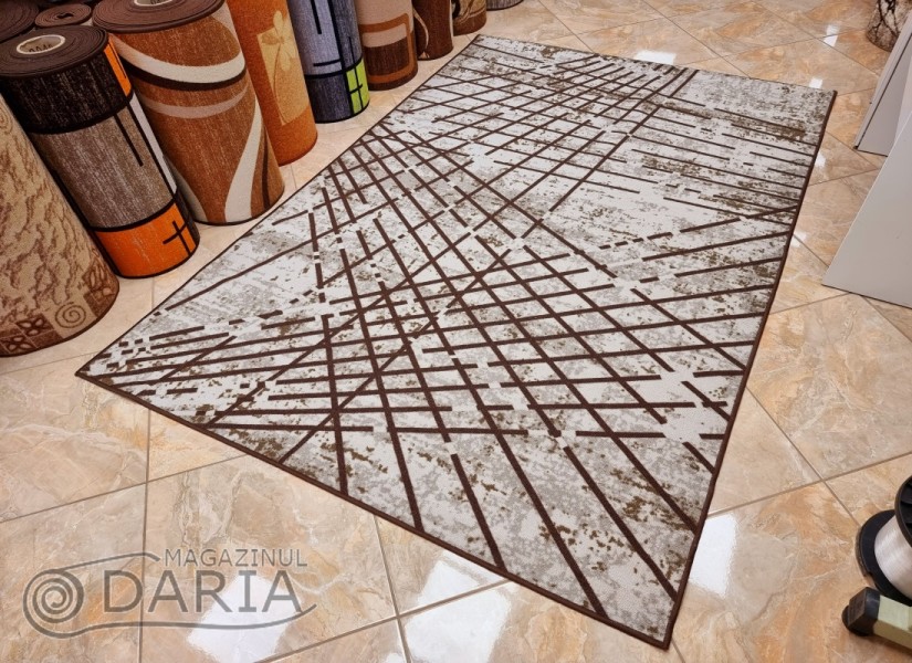 Covor tip mochetă ERIKA 8035 beige