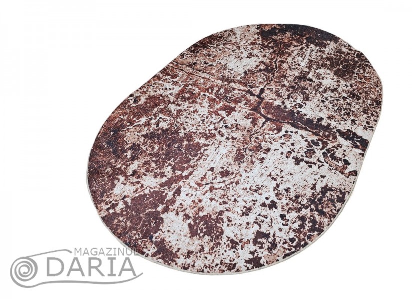 Covor tip mochetă REGAL 7012 beige oval