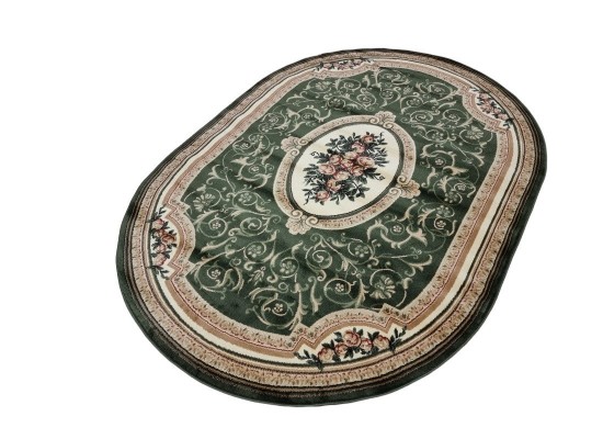 Covor Blue Stones 5261 GREEN OVAL