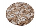 Covor tip mochetă COMFORT 5072 brown rotund