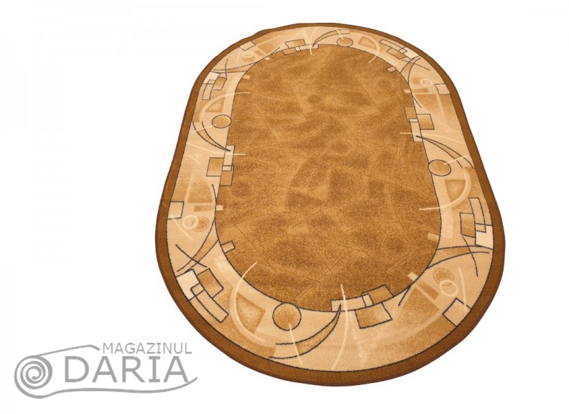 Covor tip mochetă ERIKA 8001 oval