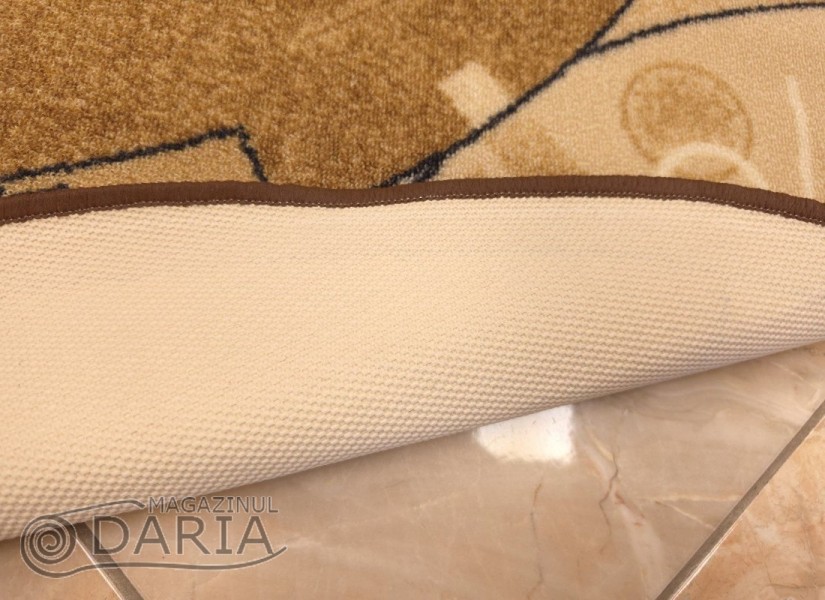 Covor tip mochetă ERIKA 8001 oval