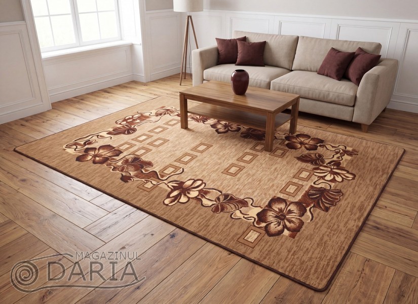 Covor tip mochetă ERIKA 8043 beige