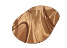 Covor tip mochetă ERIKA 8058 beige oval