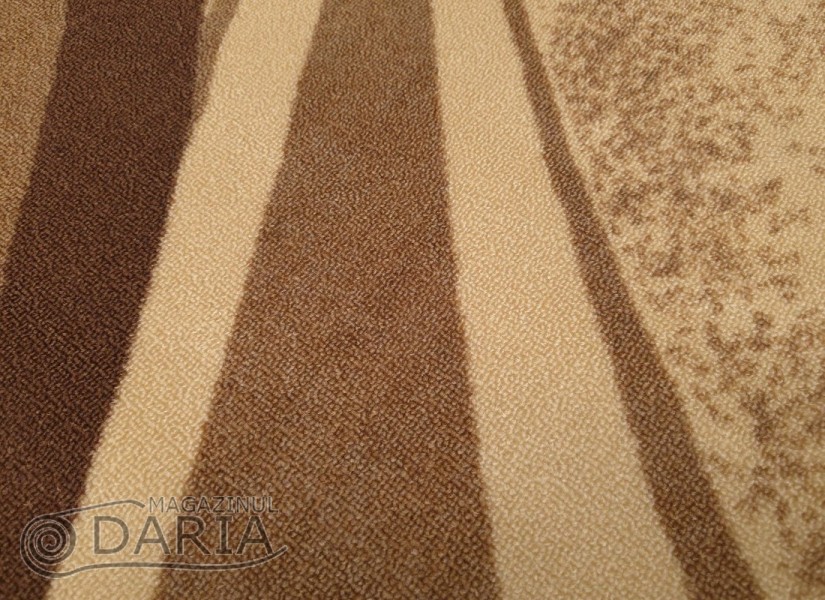 Covor tip mochetă ERIKA 8058 beige oval
