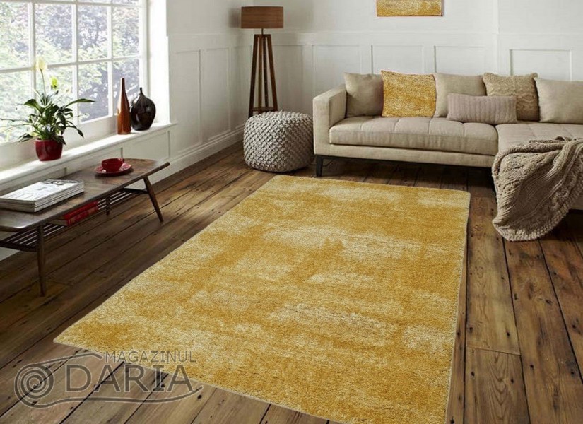 Covor 3D SHAGGY GRANDE yellow