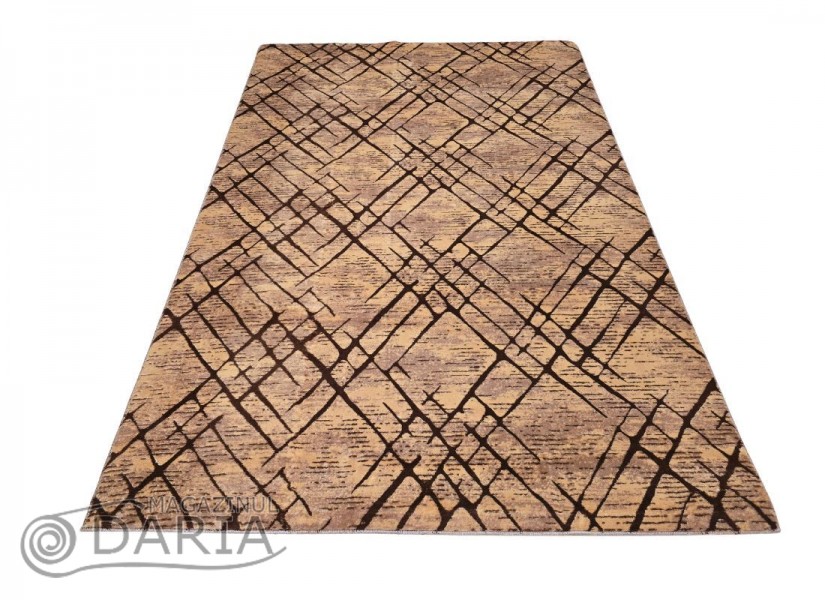 Covor tip mochetă PRESTIGE 4085 dark coffee