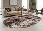 Covor tip mochetă REGAL 7012 beige oval