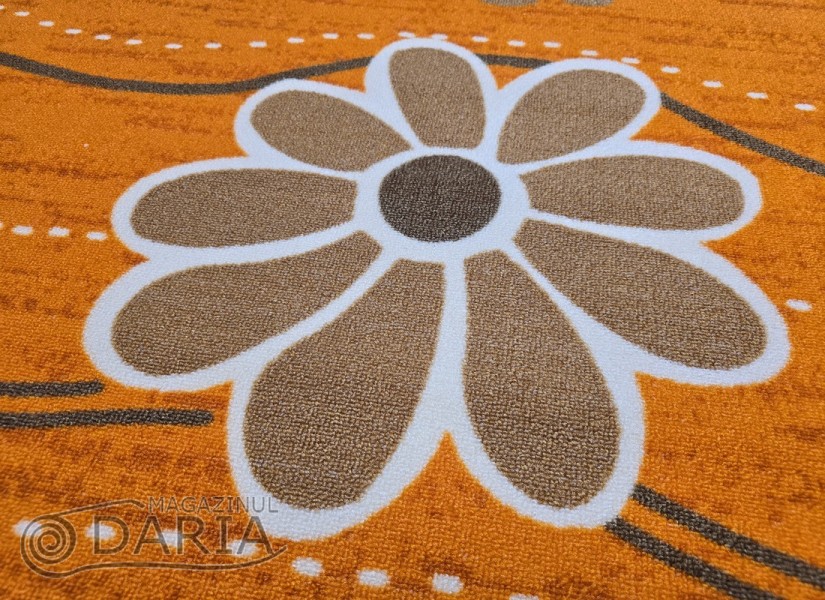 Covor tip mochetă ERIKA 8042 orange
