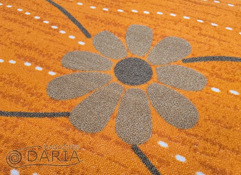 Covor tip mochetă ERIKA 8042 orange