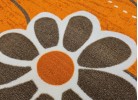 Covor tip mochetă ERIKA 8042 orange