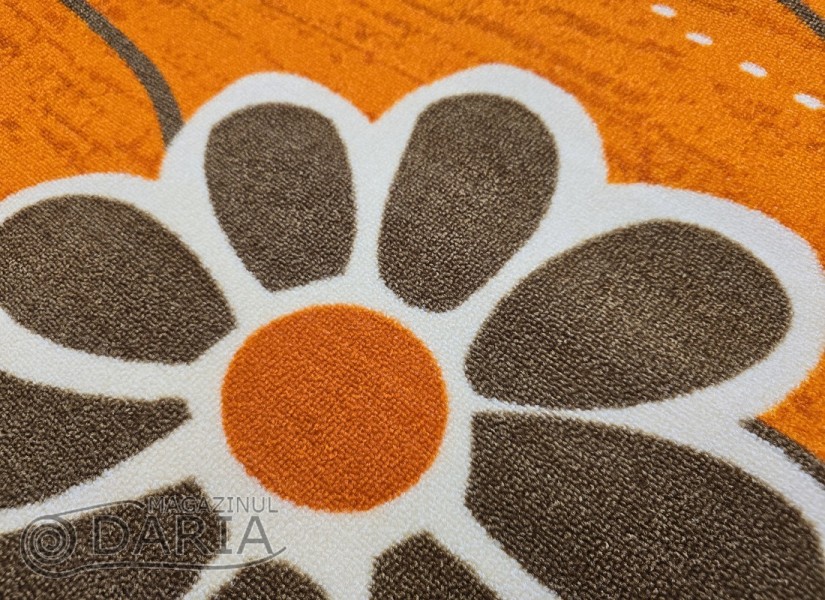 Covor tip mochetă ERIKA 8042 orange