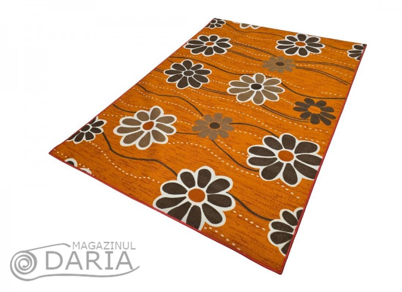 Covor tip mochetă ERIKA 8042 orange