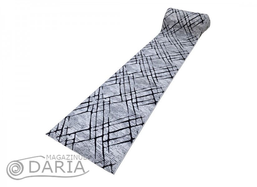 Traverse mochetă PRESTIGE 4085 grey black