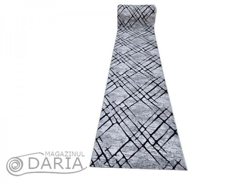 Traverse mochetă PRESTIGE 4085 grey black