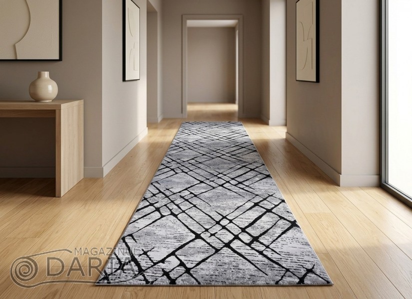 Traverse mochetă PRESTIGE 4085 grey black