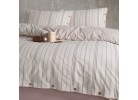 Ediție limitată set de pat Etre beige din 100% bumbac ranforce