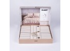 Ediție limitată set de pat Etre beige din 100% bumbac ranforce