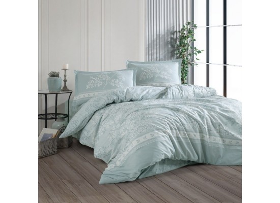 Lenjerie de pat ranforce Devlin mint