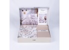 Lenjerie de pat ranforce Hezen beige