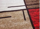 Traverse mocheta ERIKA 8010 beige/red