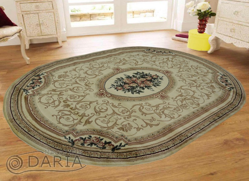 Covor Blue Stones 5261 CREAM OVAL