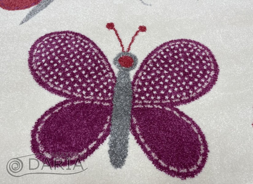 Covor MAGNOLIA 450 white/lila