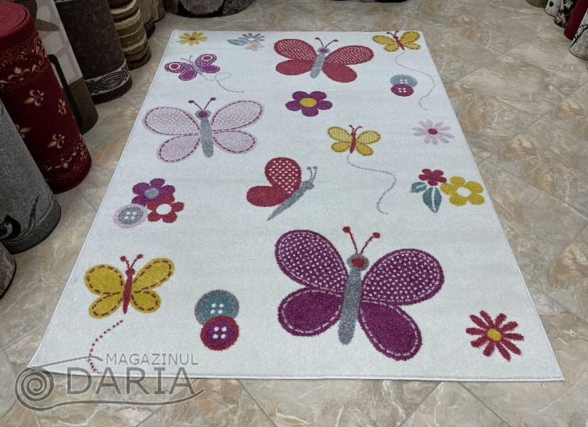 Covor MAGNOLIA 450 white/lila