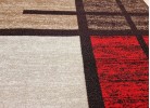 Covor tip mochetă ERIKA 8010 beige/red