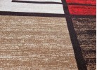 Covor tip mochetă ERIKA 8010 beige/red