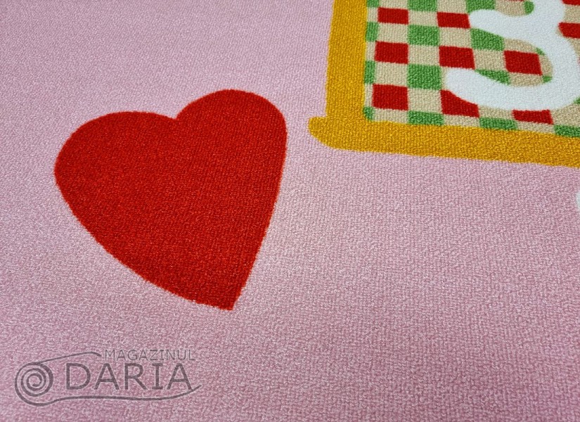 Covor tip mochetă ERIKA 8019 pink