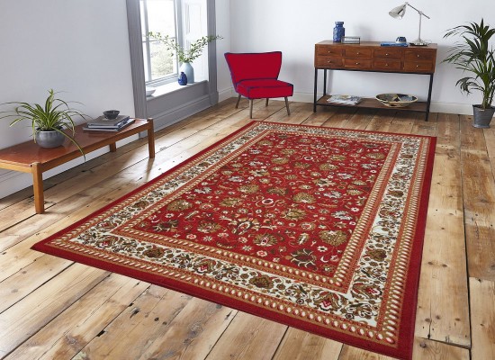 Covor tip mochetă ERIKA 8031 red