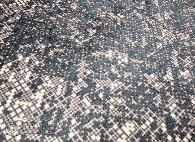Covor tip mochetă REGAL 7005 grey oval