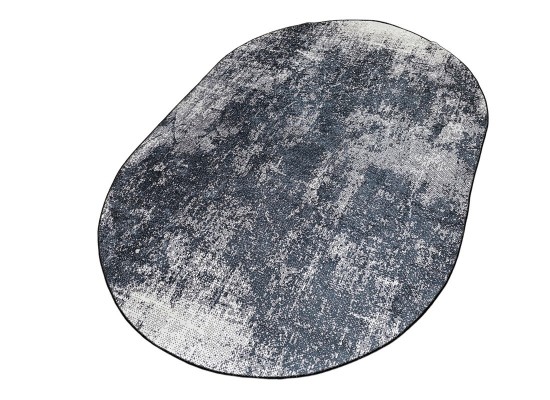 Covor tip mochetă REGAL 7005 grey oval