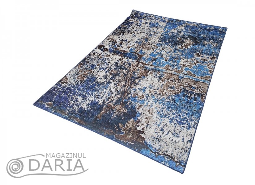 Covor tip mochetă REGAL 7012 blue