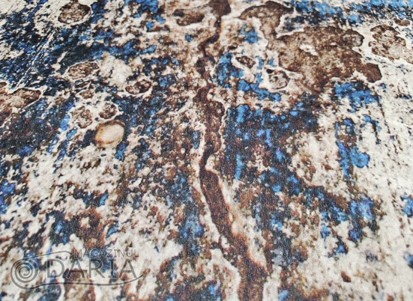 Covor tip mochetă REGAL 7012 blue