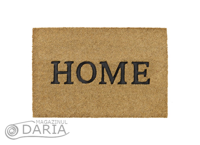 Covoraș intrare din cocos, relief Ruco cauciuc HOME