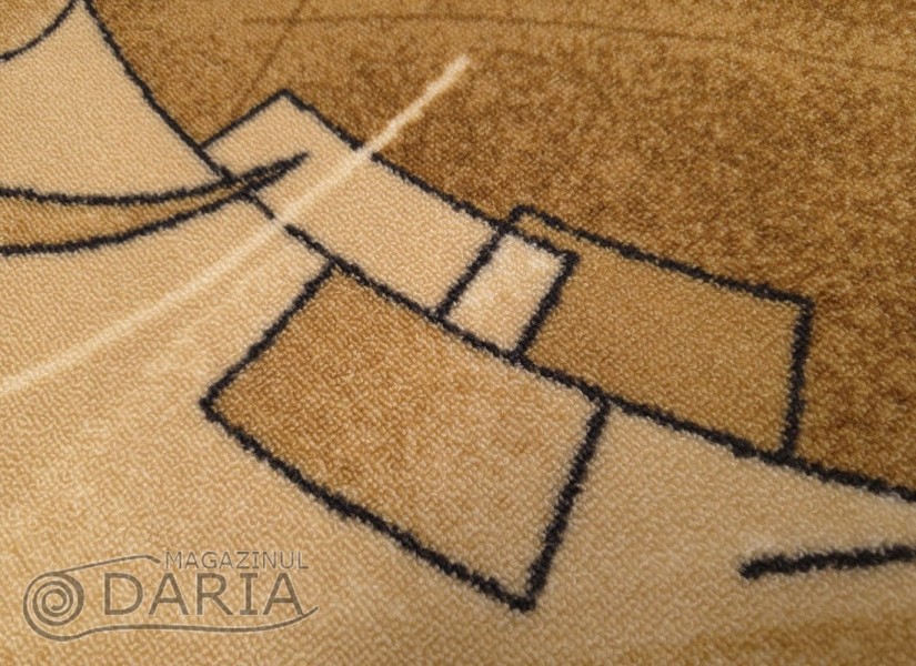 Covor tip mochetă ERIKA 8001 rotund