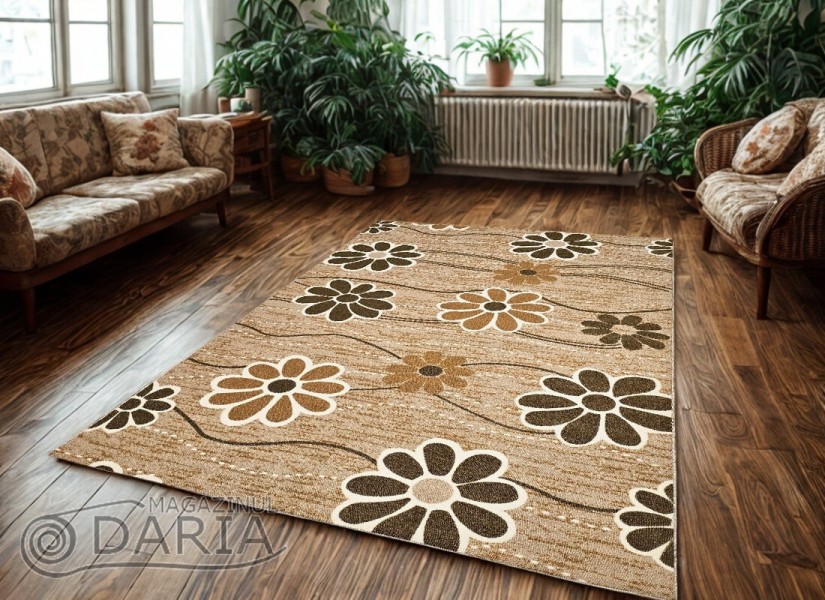Covor tip mochetă ERIKA 8042 beige