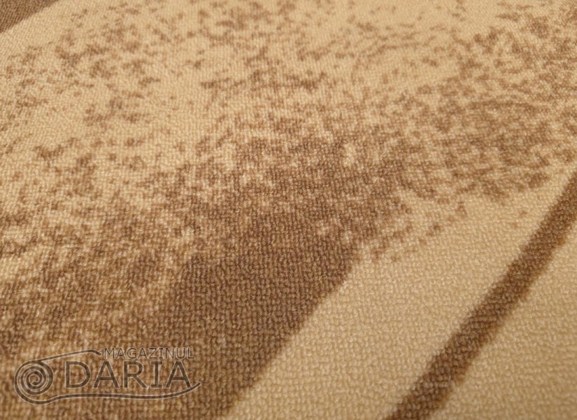 Covor tip mochetă ERIKA 8058 beige rotund